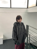 Culz Denim String Hood Over Anorak