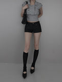 Napoleon Sleeveless Bolero Two-Piece Cardigan