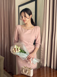 Laibis Drape Shirred H-Line One Piece