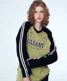 Glimy V-neck Long Sleeve