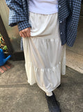 Terrani Training Shirring Long Skirt