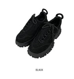 Suede Unbalance Platform Sole Boots