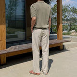 Burnut Coolmax Banding Wide Slacks