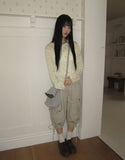 Nichu Flower Pattern Cardigan