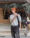 Someday Open Collar Short Sleeve Shirt