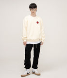 Red Ceiling Drawing Smile Logo Sweatshirt