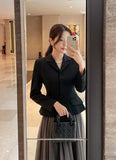 Meryl Banding Two-Tone Double Tulle Skirt