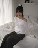Baru Forever Off-Shoulder Sweatshirt