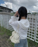 Miki Nylon Hooded Windbreaker Jacket