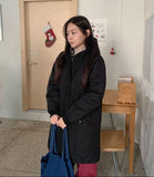 Hanfree Check Long Padding Jumper