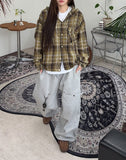 Camor Hood Check Banding Shirt