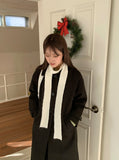 Philin slim knit muffler