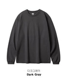 Regular Double Cotton Plain Long Sleeve T-Shirts