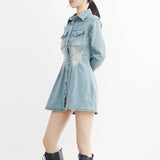 Mine denim one piece