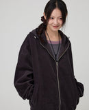 Curly Corduroy Hood Jacket