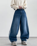 Devi Track Balloon Denim Pants