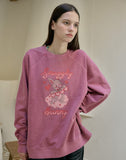 Bunny For Heart Raglan Pigment Sweatshirt