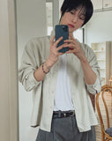 Lottie Linen Crop Shirt