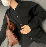 Mons collar knit cardigan
