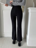 Rebelo High Waist Brushed Bootcut Banding Pants