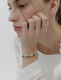 [Premium Plating] Precise AB(W) Double Cuff Bangle M
