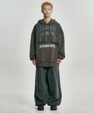 [PBA] Arch Logo Washed Layered Hoodie