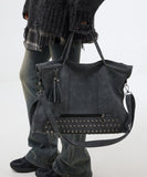 Lowell Stud Shoulder Bag