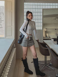 Vintage Fall-Up Cargo Mini Skirt