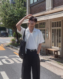 Himez Oxford Roll-up Short Sleeve Shirt