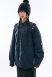 Eric fade washed padded shirt