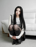 Punching Lace Hoodie