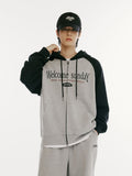 Vintage Raglan Hood Zip-Up