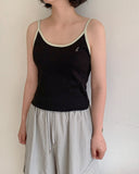 Nick Fue Lettering Color Matching Layered Sleeveless