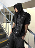 Cray Denim Short Sleeve Hood Jacket
