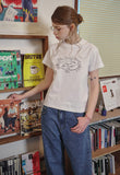 Kitty Home Crop Short Sleeve Tee