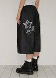 3-STAR PATCH BERMUDA PANTS