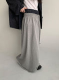 Wilke Cut Banding Long Skirt