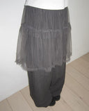 Ekin Sheer Layered Skirt Pants