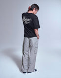 Sign Blue Lettering Back Logo Short Sleeve Tee