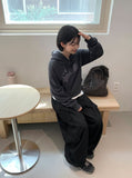 [Unisex] Tedens Curved Banding Cargo Wide Pants