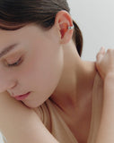 [Premium Plating] H Edition AB(W) Core Wave Ear Cuff