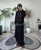 Nether Flag Crop Hood Zip-Up