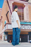 Non Slip Embroidery Short Sleeve T-shirt