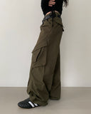Hoku Pintuck Low Cargo Pants