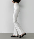 High Quality Banding Span Bootcut Cotton Pants