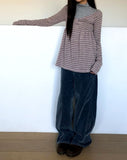 Belan Velvet Curved Denim Pants