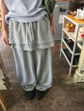Jehin Wide Banding Skirt Pants