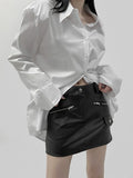 Belson Leather Miniskirt