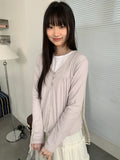 Zicon Lace Ribbed Cardigan