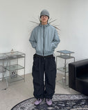 Resa Shirring Nylon Cargo Pants